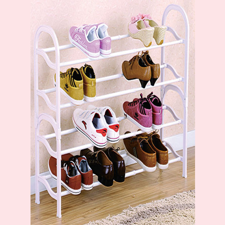 03-074 Extendable 4-layer adjustable height shoe rack